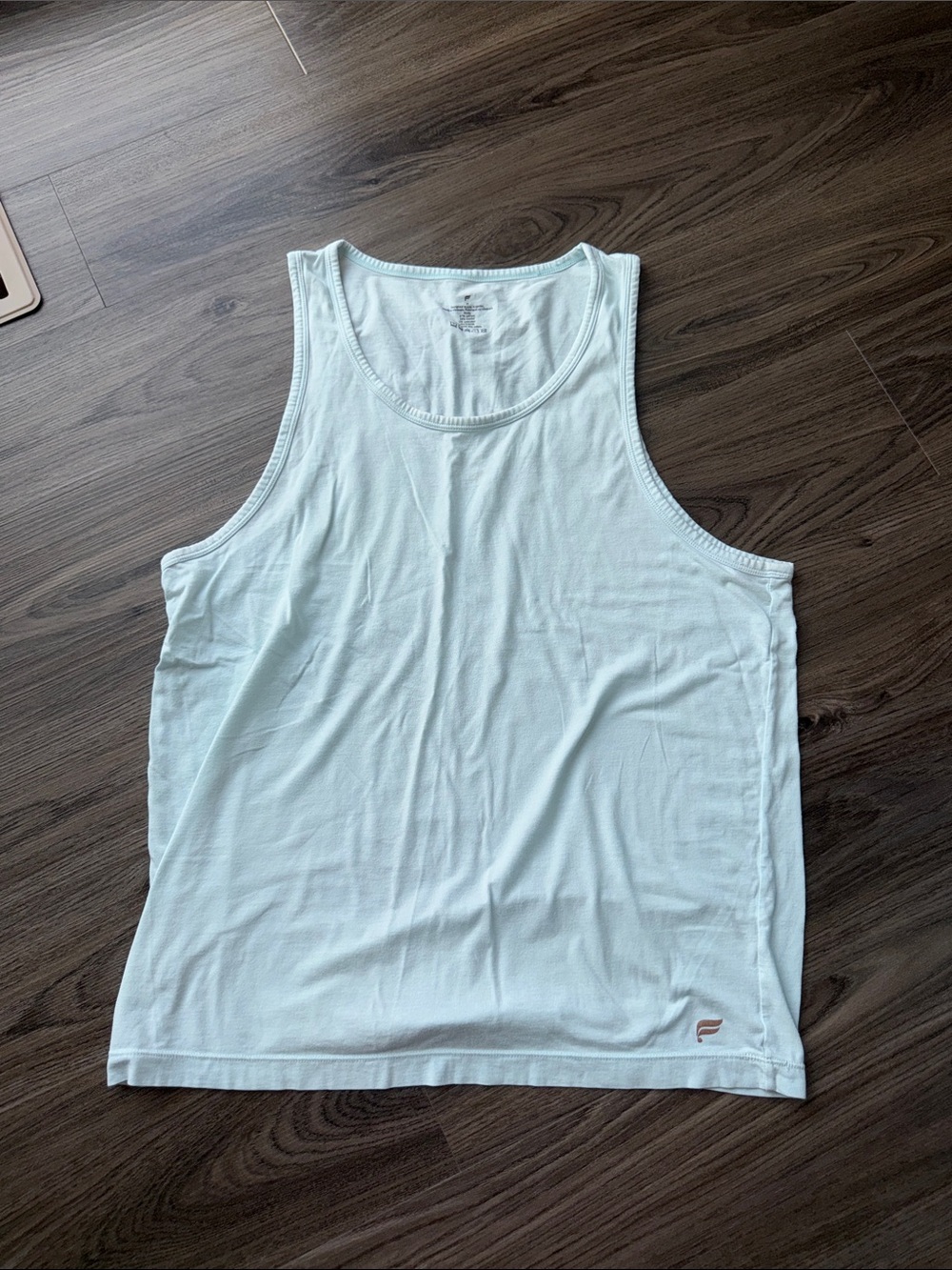 Men's Light Blue Tank Top - Casual Sleeveless Shirt